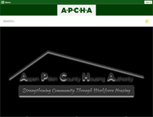 Tablet Screenshot of apcha.org